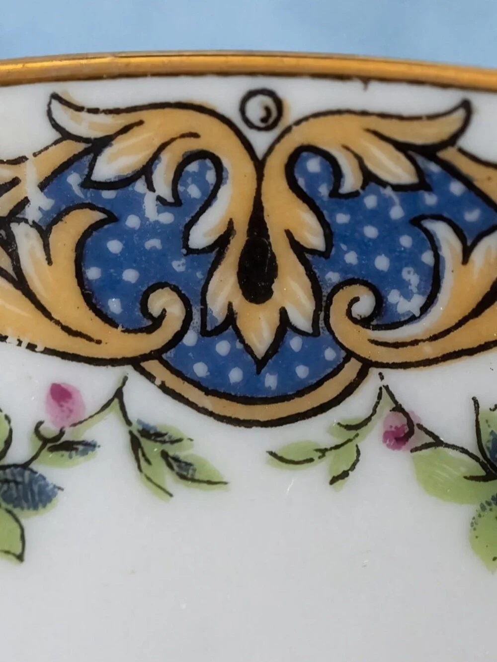 Beautiful Antique Hudson Bay Company Limoges France Triple Set